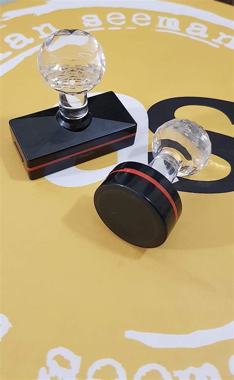 Crystal Pre Ink Stamp Mount - Diamond Mount - 100 Pisces - (Mixing ...