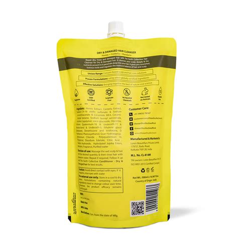 Dry & Damaged Hair Cleanser | Repair & Hydrate – The Earth Collective