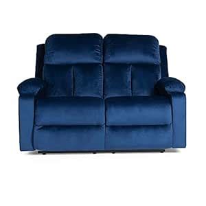 Wakefit Recliner | 3 Years Warranty | Velvet Fabric Manual Recliner ...
