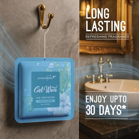 Buy Gel Wave Bathroom Freshener | Set of 5 Hanging Fresheners – Aromahpure
