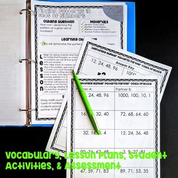 Image result for Numerical Patterns Lesson Plan