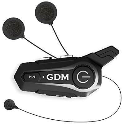 Buy GDM Venom Motorcycle Helmet with GDM HYPERSONIC Bluetooth Intercom ...