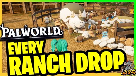 Palworld EASY PAL DROPS! Every Creature You Can Place In The Ranch ps5 ...