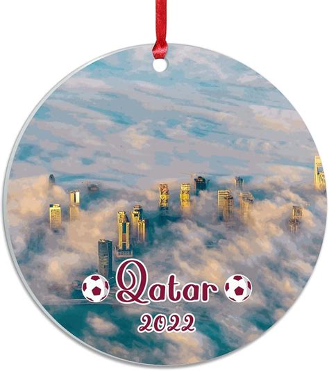 Buy Acrylic Christmas Ornament Middle East Landscape 2022 Christmas ...