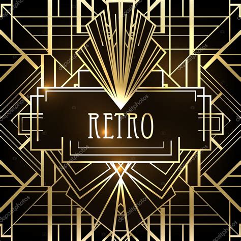 Art deco geometric retro pattern Stock Vector by ©vgorbash 80390508