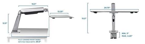 Buy Mount-It! Sit Stand Workstation Standing Desk Converter With Dual ...