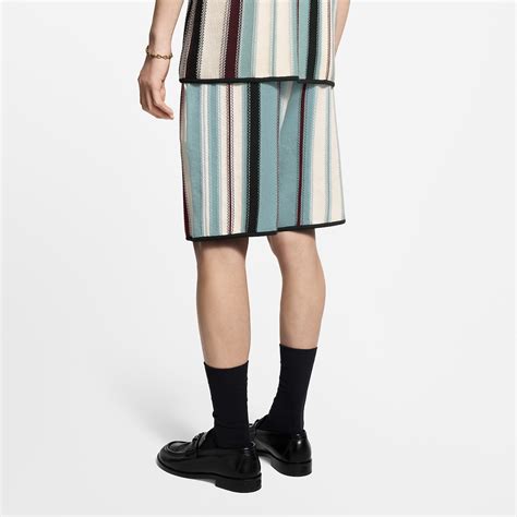 Striped Crochet Shorts - Ready-to-Wear | Louis Vuitton India