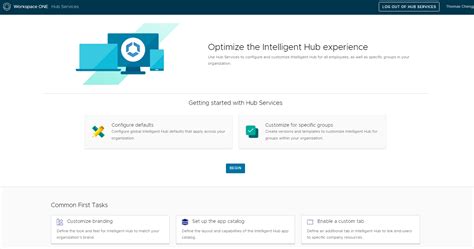 Workspace One Intelligent Hub App 的图像结果