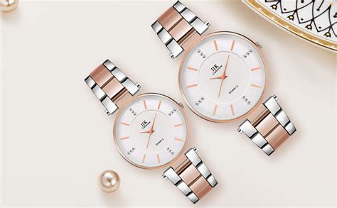 IIK COLLECTION Stainless Steel Round Studded Formal White Dial Analogue ...