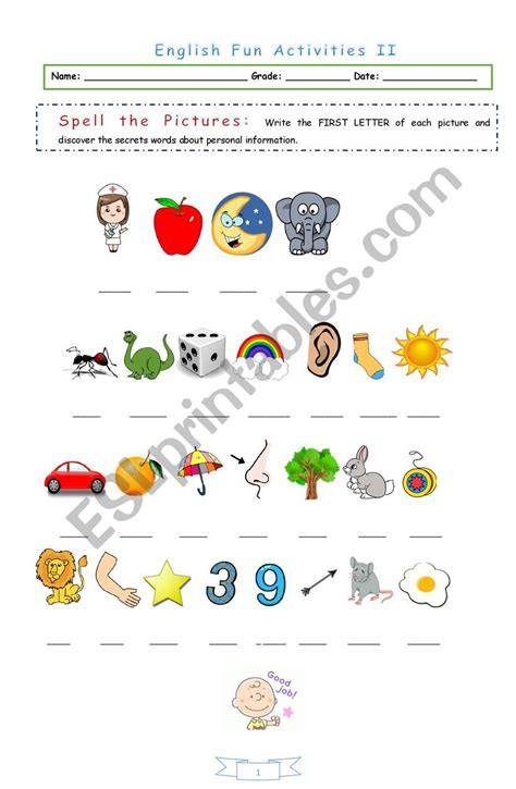 Fun English Worksheet Go 的图像结果