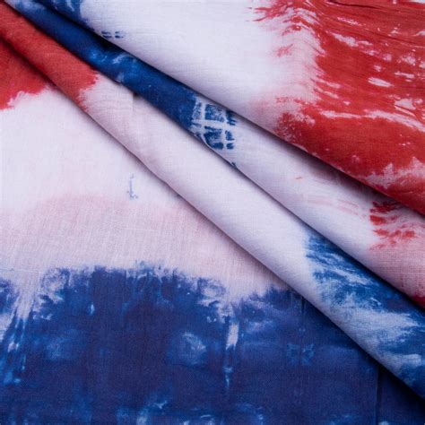 Buy Red Tie And Dye Fabric For Dress Material Online DMAASA – Dmaasa
