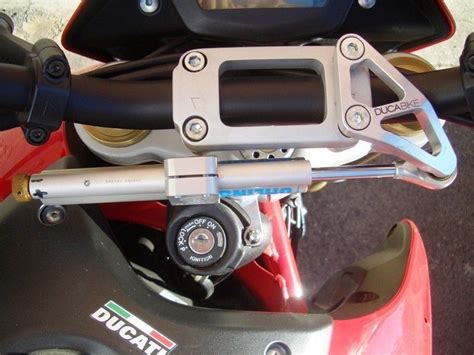 Ducabike Ohlins Steering Damper Mounting Kit Ducati Hypermotard 1100 S ...