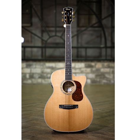 Cort Gold Series Gold OC8 Electro Acoustic Guitar With Case | Azad Music