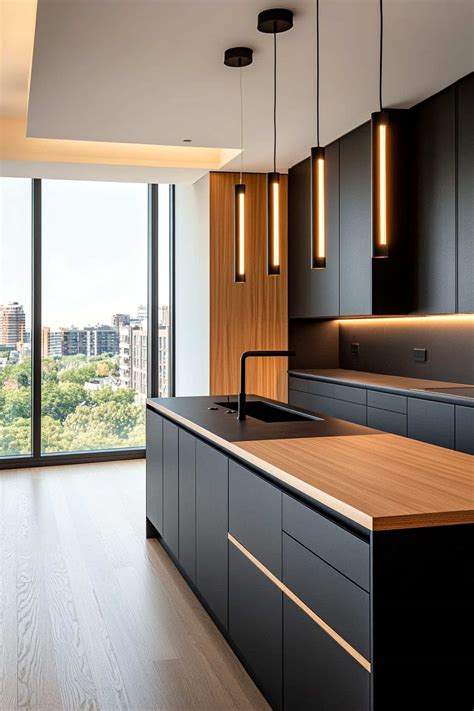 54 Stunning Black and Wood Kitchen Ideas (For Every Style)