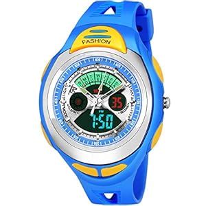 Kool Kidz Analogue Color Full Kids Collection Analog-Digital Grey Dial ...