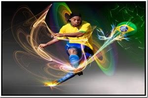 Posterhouzz Ronaldinho Poster Fine Art Print - Sports posters in India ...
