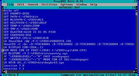 Image result for FreeDOS Command List