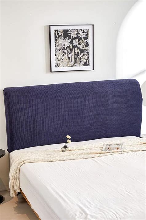 HOMETHREADS Stretchable Lycra/Velvet Bed Headboard Cover Soft BedHead ...