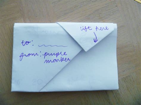 --HOW to FOLD a LETTER into a SECRETIVE ENVELOPE-- Cute, Creative, but ...