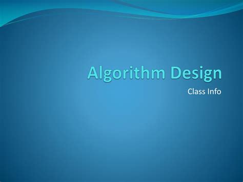 Algorithm Design Course 的图像结果