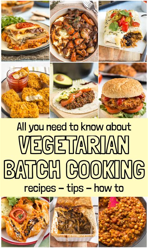 Vegetarian Batch Cooking (recipes & tips) – Easy Cheesy Vegetarian