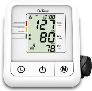 Dr. Trust (USA) Fully Automatic Digital Check 110 Blood Pressure ...