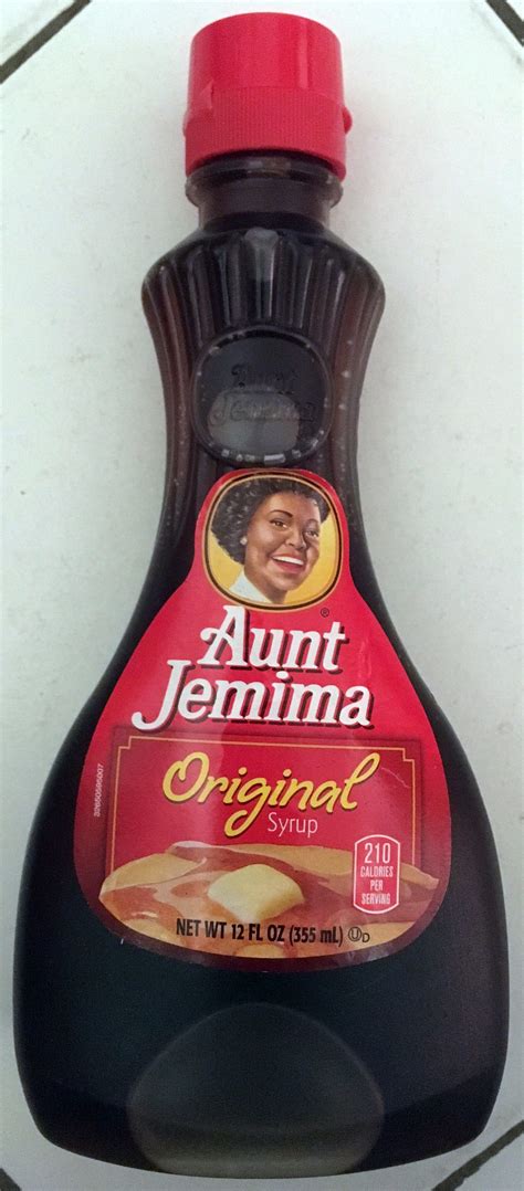 Aunt Jemima Syrup Barcode