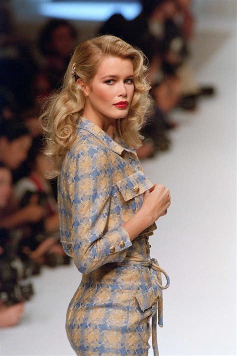 Fue una reconocida supermodelo en los 90': Así luce Claudia Schiffer a ...