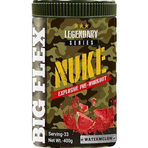 Buy BIGFLEX ESSENTIAL PRE - WORKOUT (GREEN APPLE) (400GM) - JAR Online ...