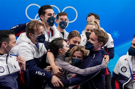 Golden day in Paris as 2022 Olympic champion US figure skaters finally ...