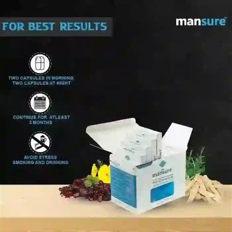 ManSure Reproductive Support Booster for Men Direct From Company ...