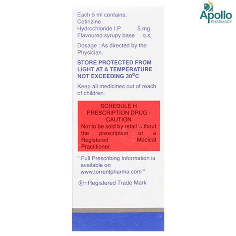 Zyncet Syrup | Uses, Side Effects, Price | Apollo Pharmacy