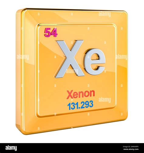 Xenon Periodic Table Square