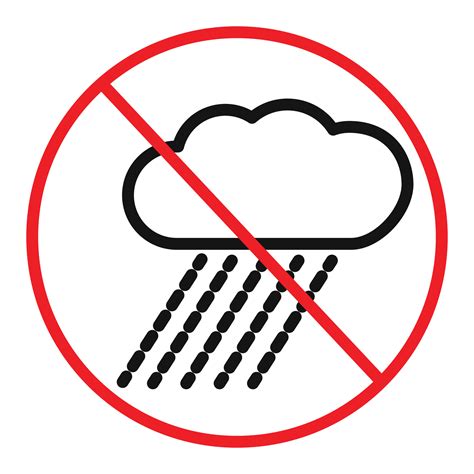 No rain Symbol mark in filled style 47628930 Vector Art at Vecteezy