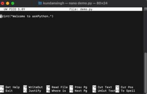 Image result for Python MA New File Create Terminal