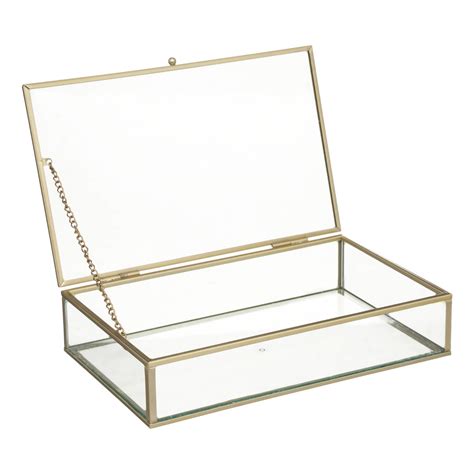 Pojemnik Szklany Na Drobiazgi, 23 X 15 X 5 Cm - Atmosphera | Moda Sklep ...