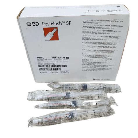 BD PosiFlush SP 10ml Prefilled Saline Syringe - Surgical Dekho