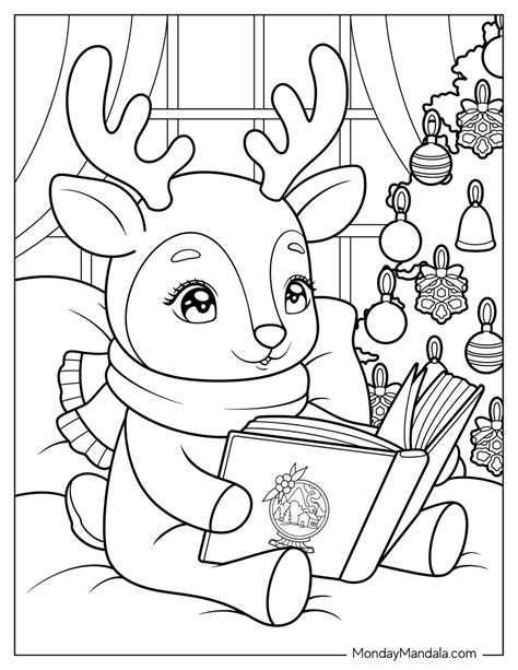 Printable Rudolph Coloring Pages
