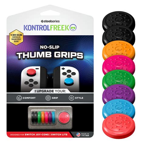 Amazon.com: KontrolFreek No-Slip Thumb Grips for Nintendo Switch Joy ...