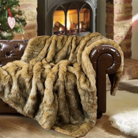 "Battilo Luxury Plush Faux Fur Blanket, 50""x60"" Cozy Furry Soft Throw ...