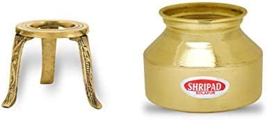 Shripad Steel Home Brass Miniature adni and big handa Toy, Gold ...