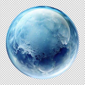 Methane ice bubble transparent background | Premium AI-generated PSD