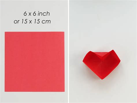 Image result for Heart Origami Box Tutorial