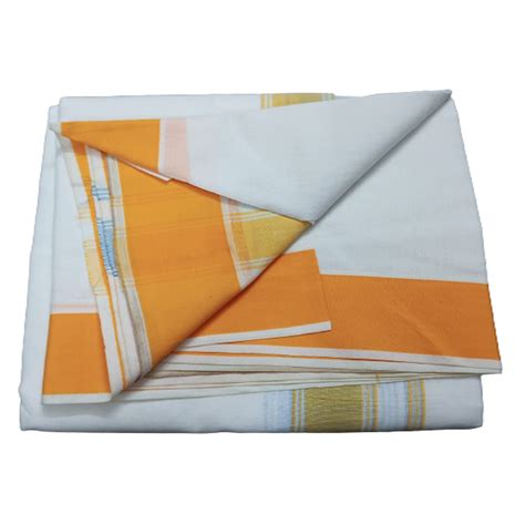 Buy Cotton Colors Men's Traditional Pure Cotton Bleached White Dhoti ...