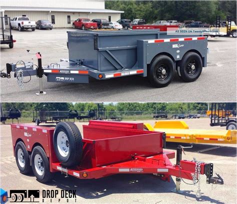 2016 Anderson Hgl7610 Hydraulic Drop Deck Scissor Lift Trailer 6 ' X 10