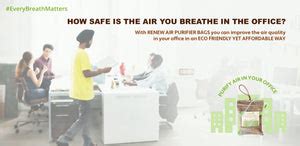 Eco Friendly,Child & Pet Safe Air Purify For Home, Car Renew Air
