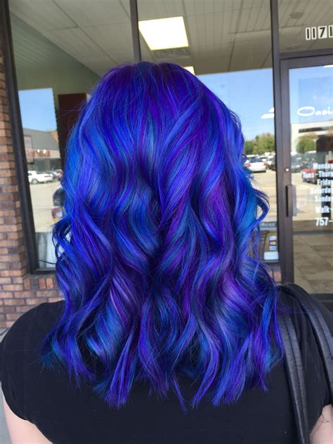 Pin by Felicia Jackson on Mane | Mermaid hair color, Galaxy hair color ...