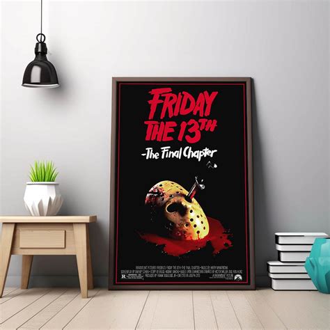 Friday the 13th Movie Poster Classic Movie Friday the 13th - Etsy
