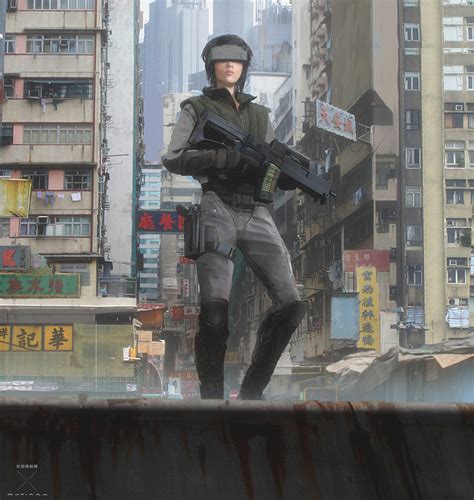 ArtStation - 攻壳机动队：p2，Annis Naeem | Ghost in the shell, Ghost, Sci fi ...