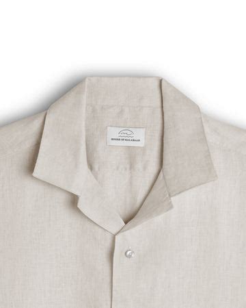 Sand Cuban Collar Long Sleeve Shirt – House of Malabaar